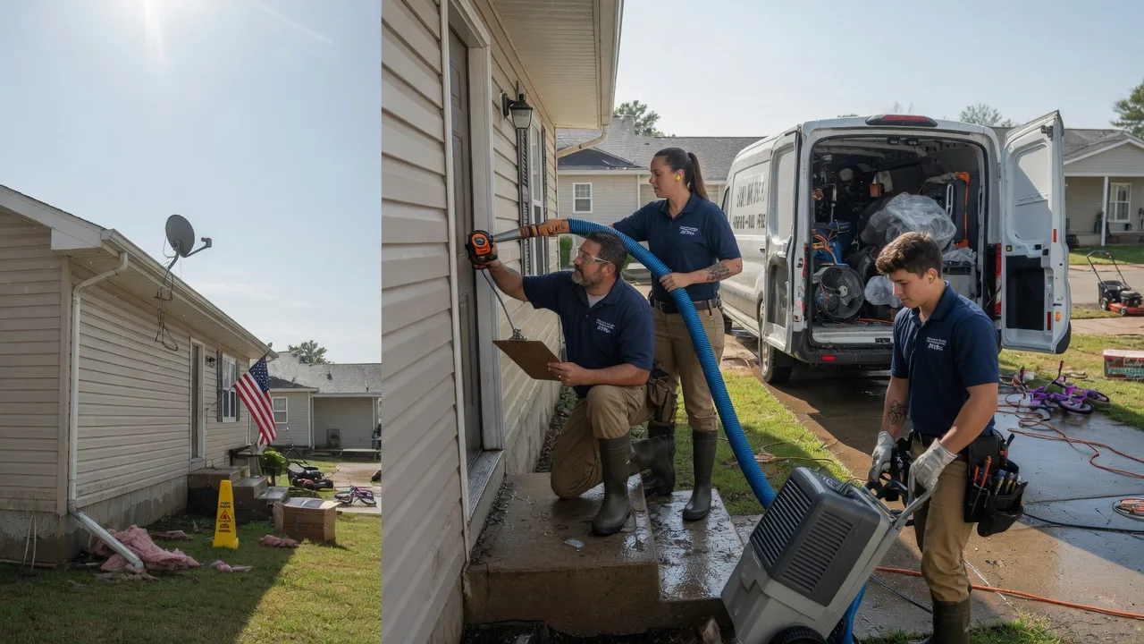 Ceiling Water Damage Restoration in Ingram, TX near me